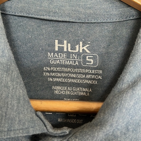 Huk Polo Shirt Men’s Small EUC - Picture 4 of 4